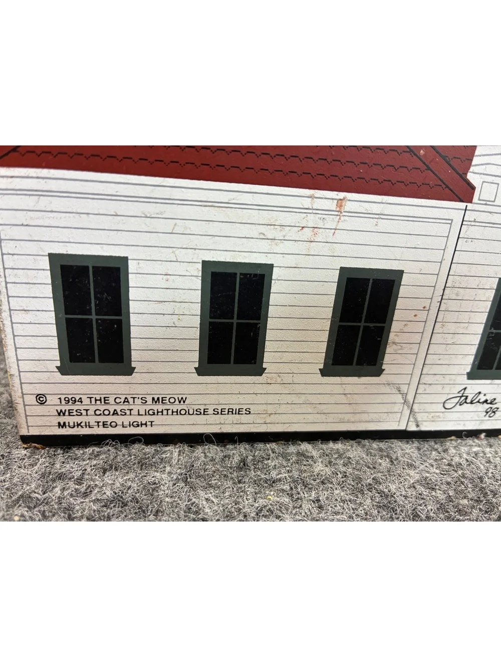The Cat's Meow West Coast Lighthouse Series Point Pinos Light Wooden Collectible